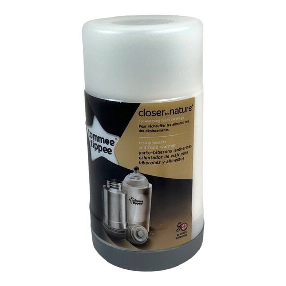 Tommee Tippee Closer To Nature Travel Bottle & Food Warmer New Insulated Thermos - Picture 1 of 7